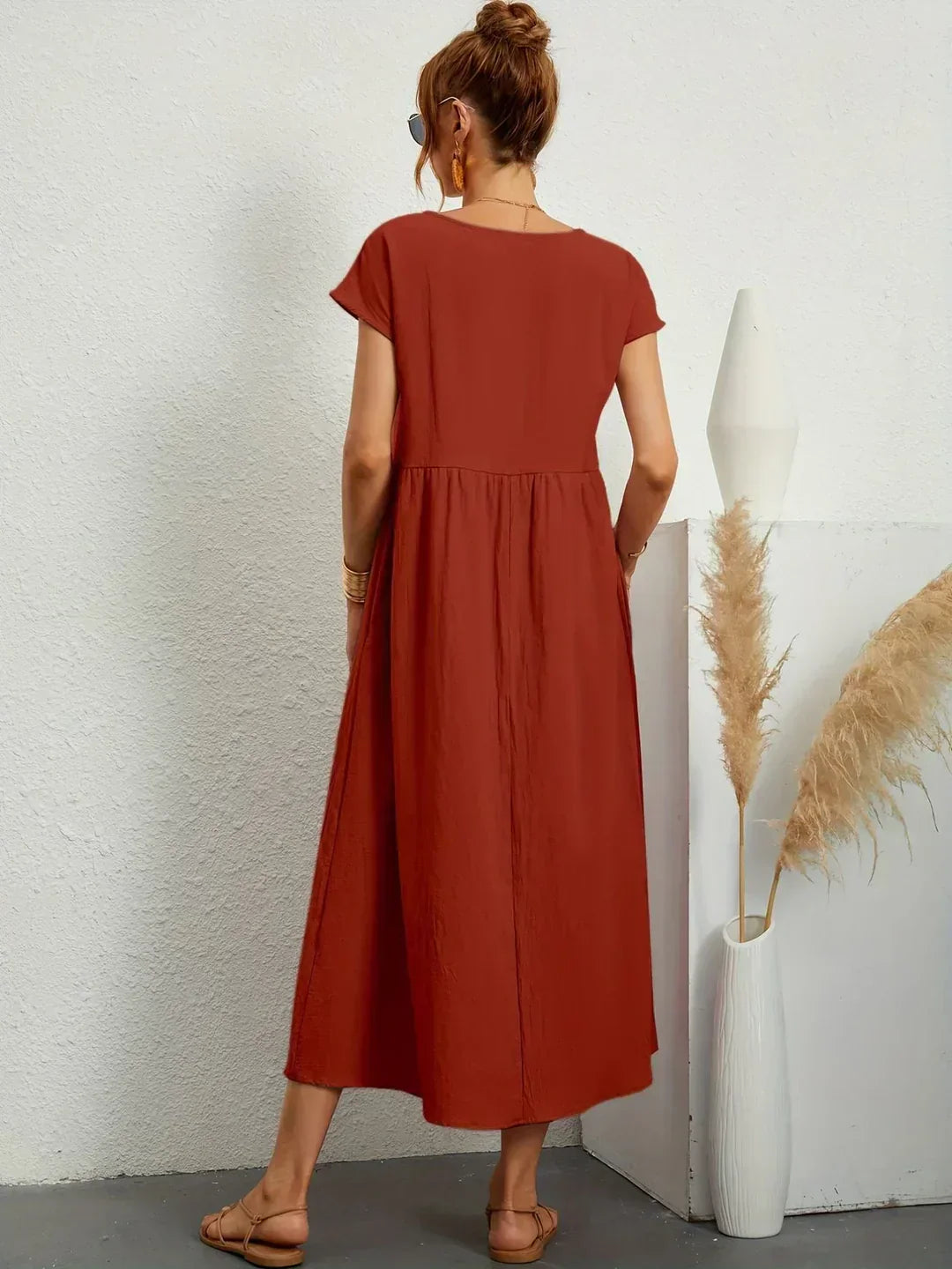 Gabriela™ | Robe midi fluide d'une élégance intemporelle