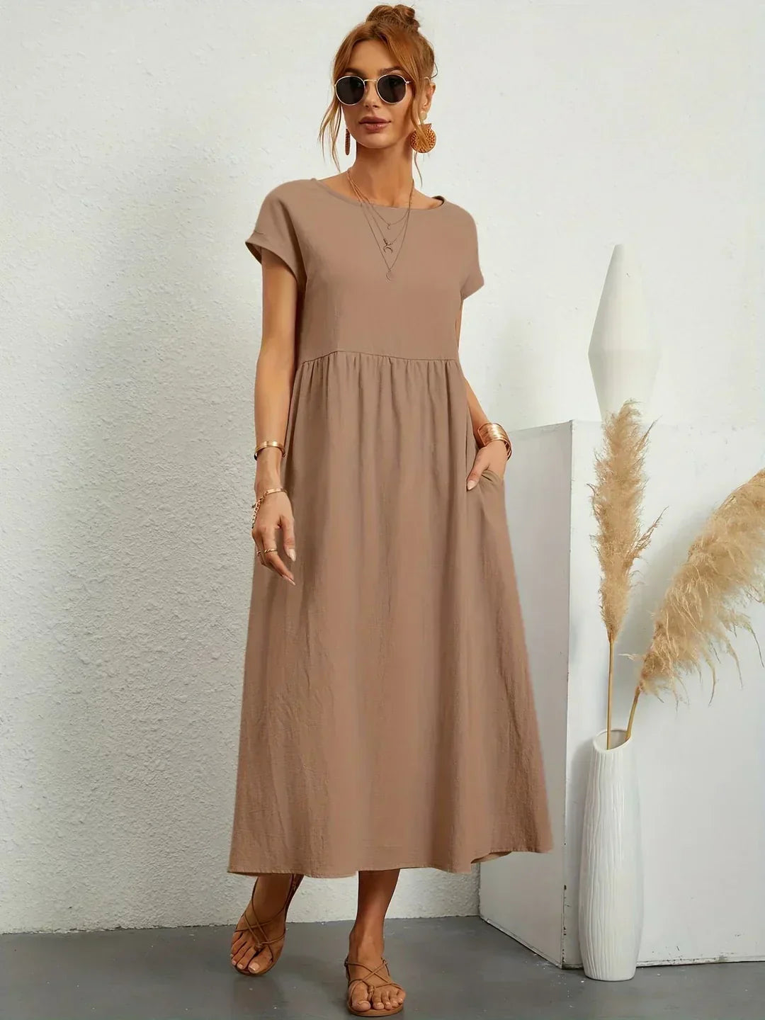 Gabriela™ | Robe midi fluide d'une élégance intemporelle