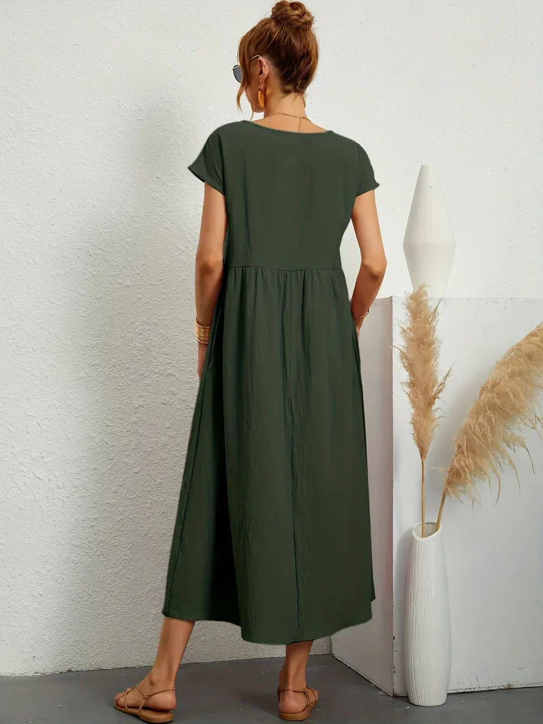Gabriela™ | Robe midi fluide d'une élégance intemporelle
