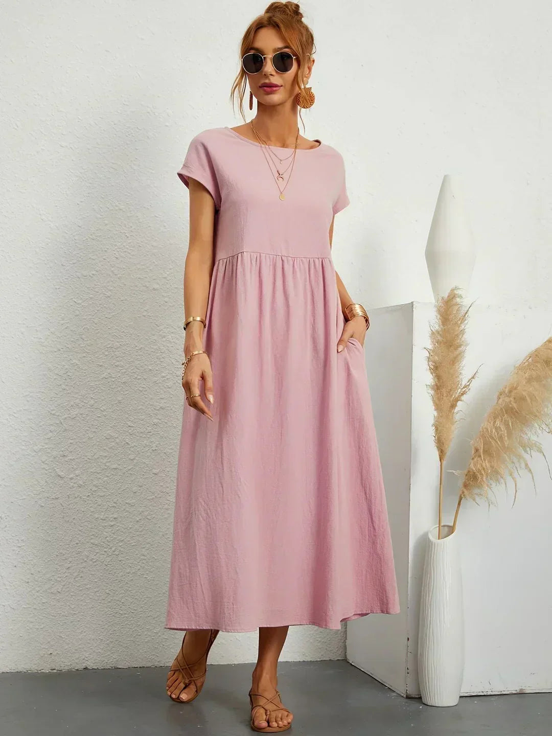 Gabriela™ | Robe midi fluide d'une élégance intemporelle