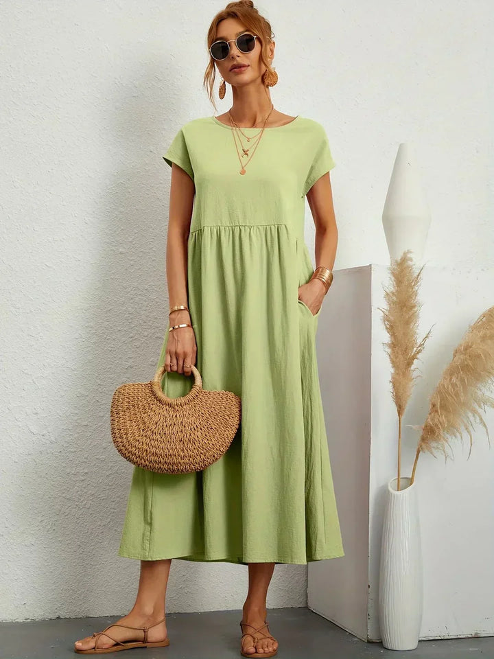 Gabriela™ | Robe midi fluide d'une élégance intemporelle