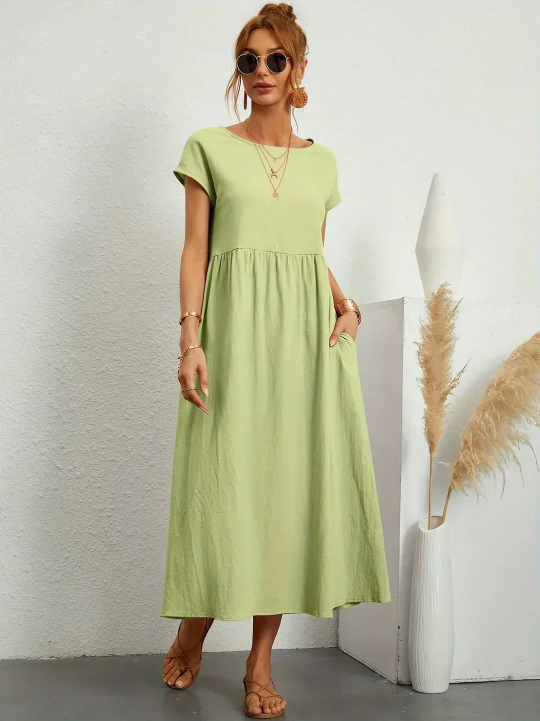 Gabriela™ | Robe midi fluide d'une élégance intemporelle