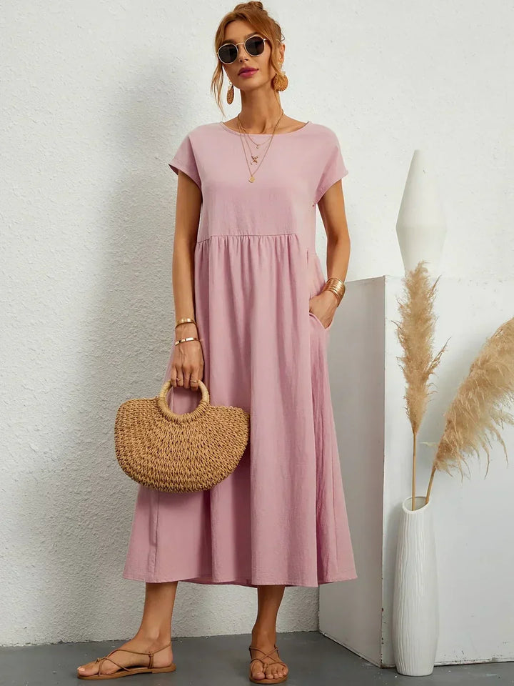 Gabriela™ | Robe midi fluide d'une élégance intemporelle