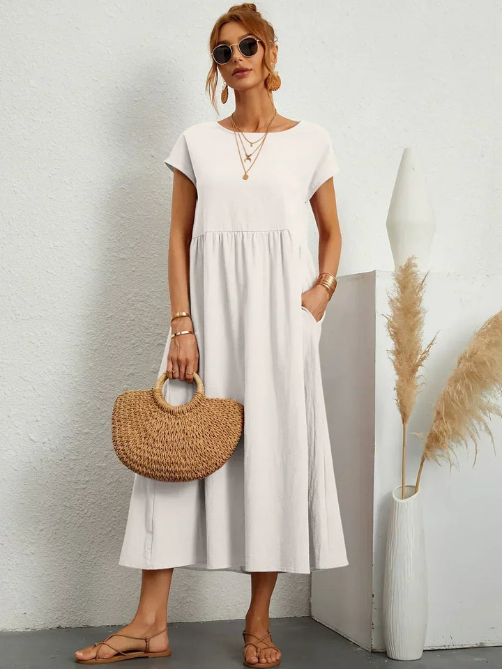 Gabriela™ | Robe midi fluide d'une élégance intemporelle