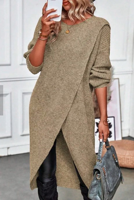 Addison™ - Robe pull confortable au style irrégulier