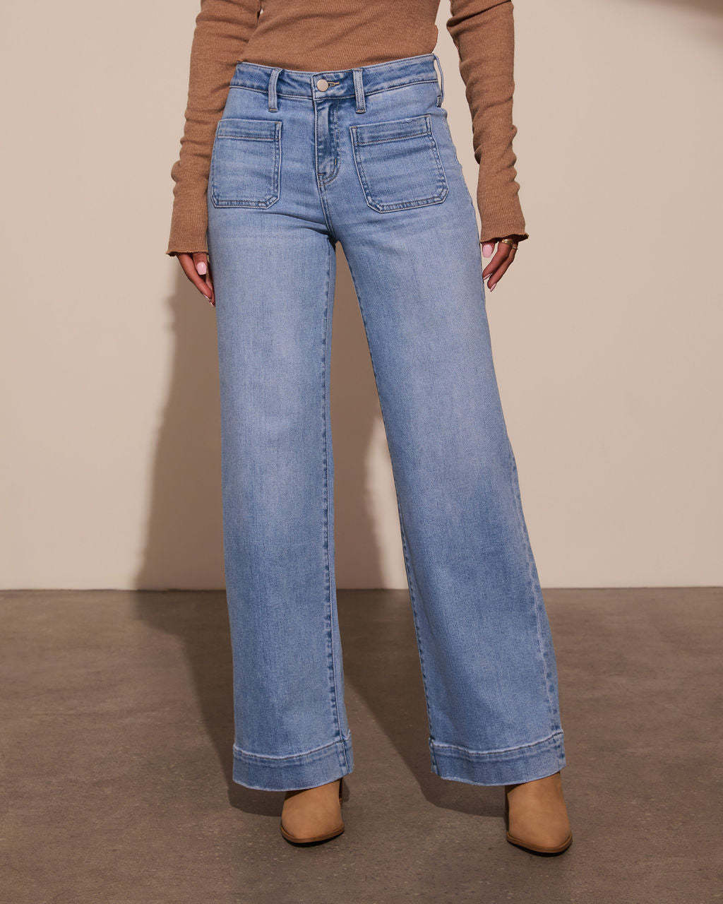 LOVIA™ | Jeans taille haute slim rétro classique