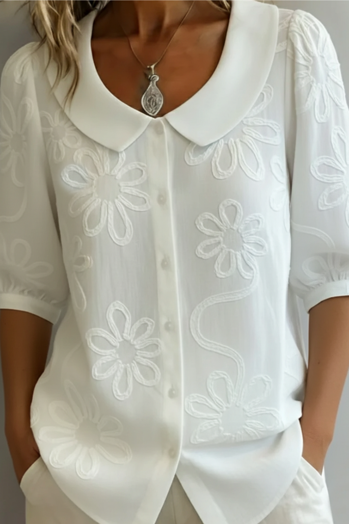 Fiora | Chemisier Floral Imprint Élégantes