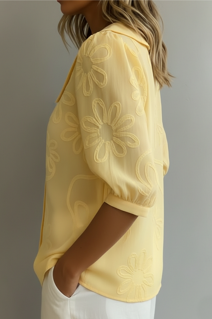 Fiora | Chemisier Floral Imprint Élégantes