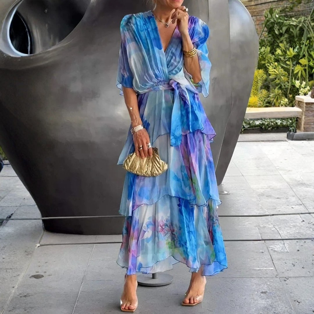 Casar – Élégante robe en chiffon