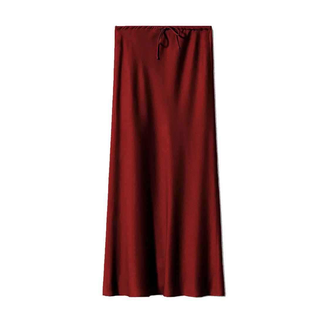 EVELYN | Jupe Longue en Satin