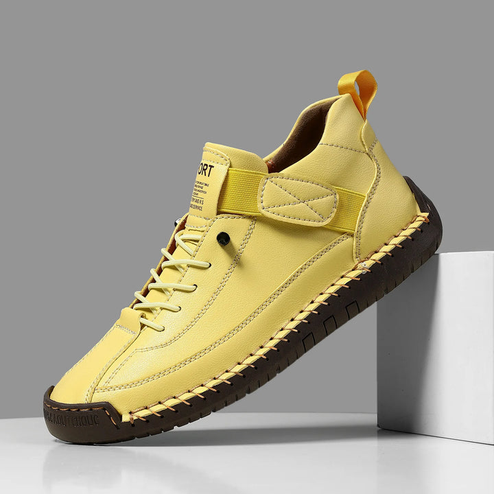 Handgemaakte lederen herenschoenen Casual instappers Ademende leren schoenen Heren Flats Mode Mocassins Tooling Schoenen Plus Size