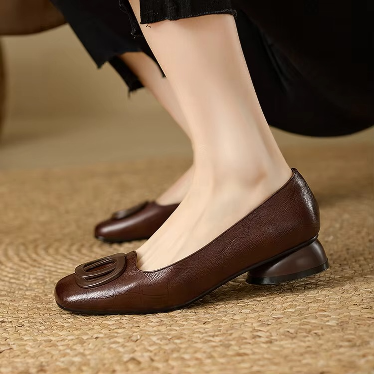 Opium | Ballerines en Cuir