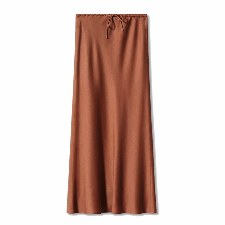 EVELYN | Jupe Longue en Satin