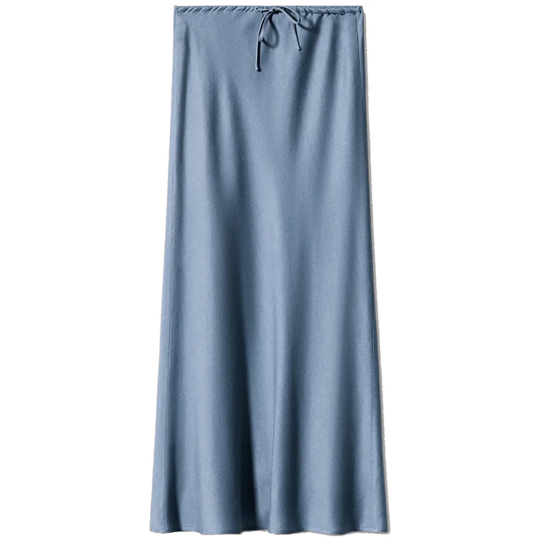 EVELYN | Jupe Longue en Satin