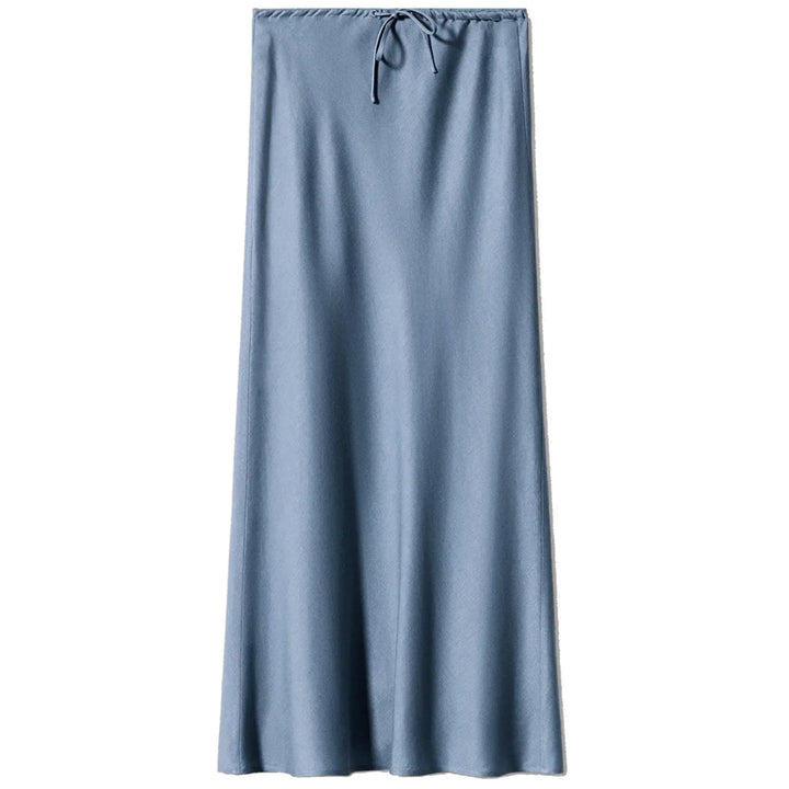 EVELYN | Jupe Longue en Satin