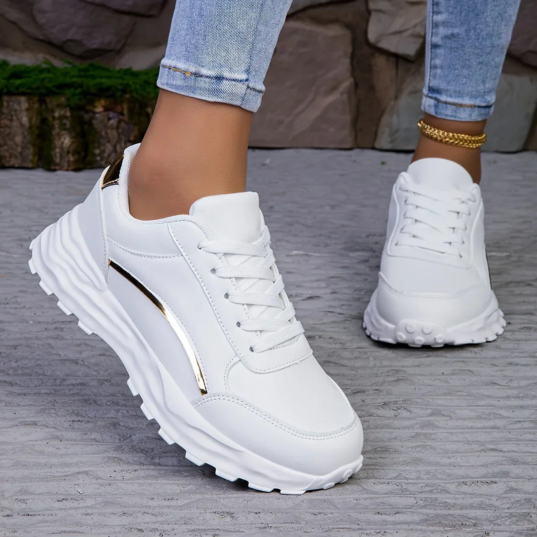 Lyana | Baskets de randonnée blanches et confortables
