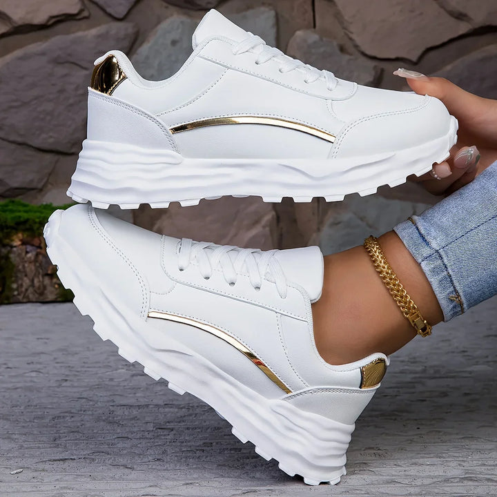 Lyana | Baskets de randonnée blanches et confortables
