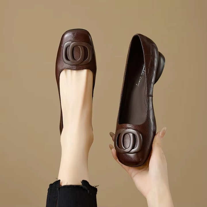 Opium | Ballerines en Cuir