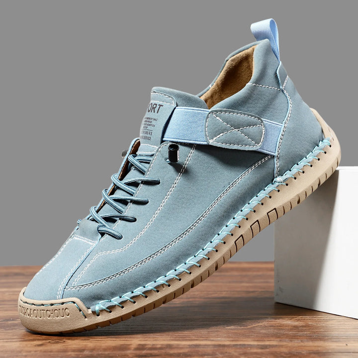 Handgemaakte lederen herenschoenen Casual instappers Ademende leren schoenen Heren Flats Mode Mocassins Tooling Schoenen Plus Size