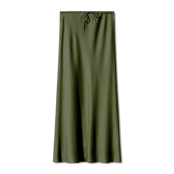 EVELYN | Jupe Longue en Satin
