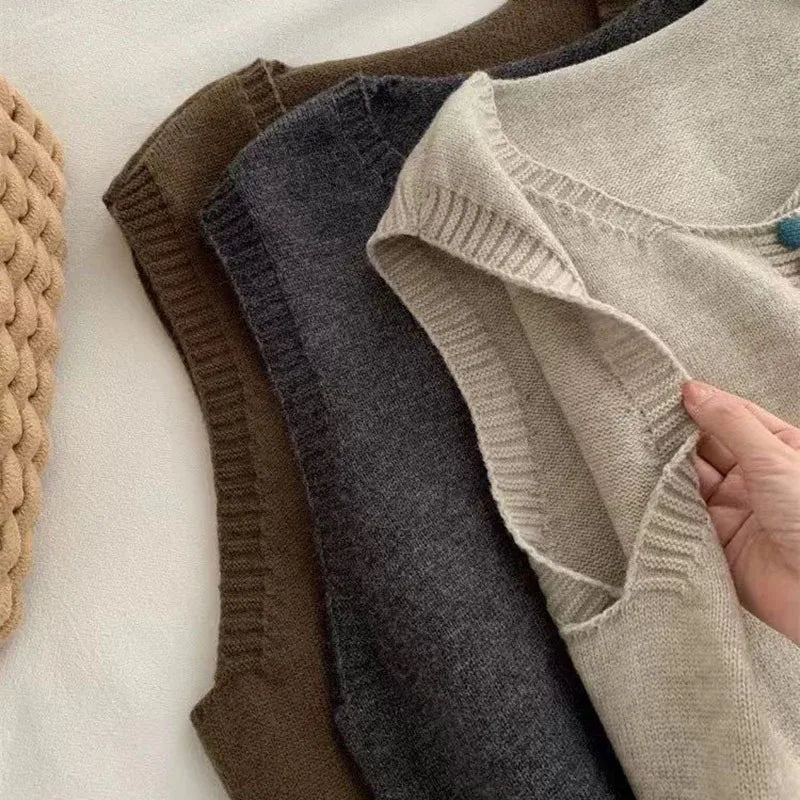 LE MARIBEL | GILET TRICOT À BOUTONS COLORÉS
