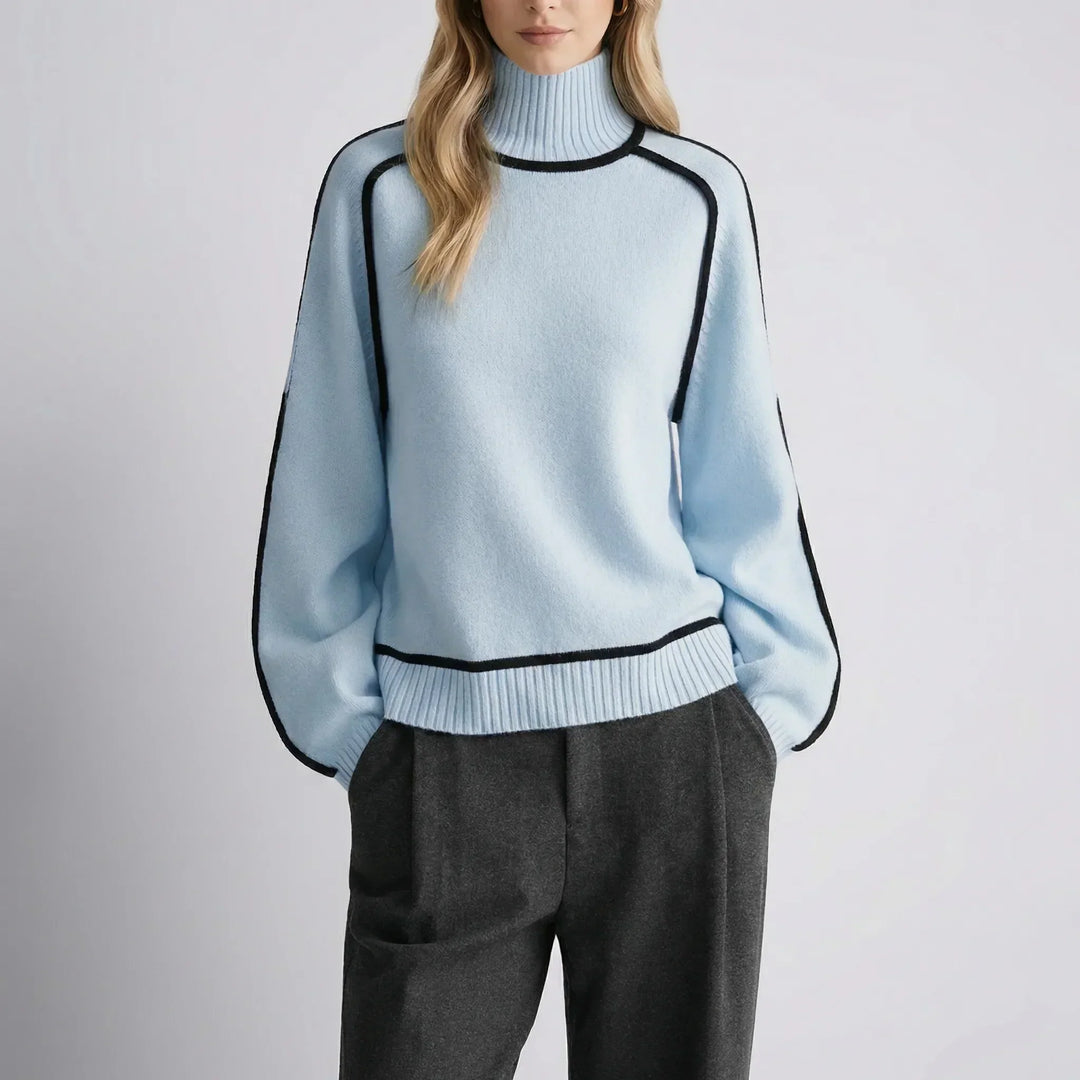 Lousiana | Pull Col Roulé Oversized Doux