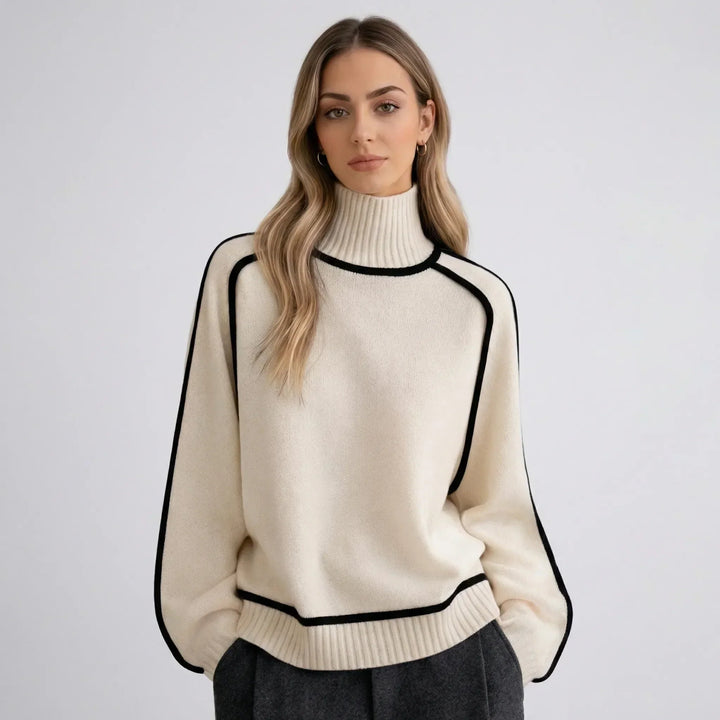 Lousiana | Pull Col Roulé Oversized Doux