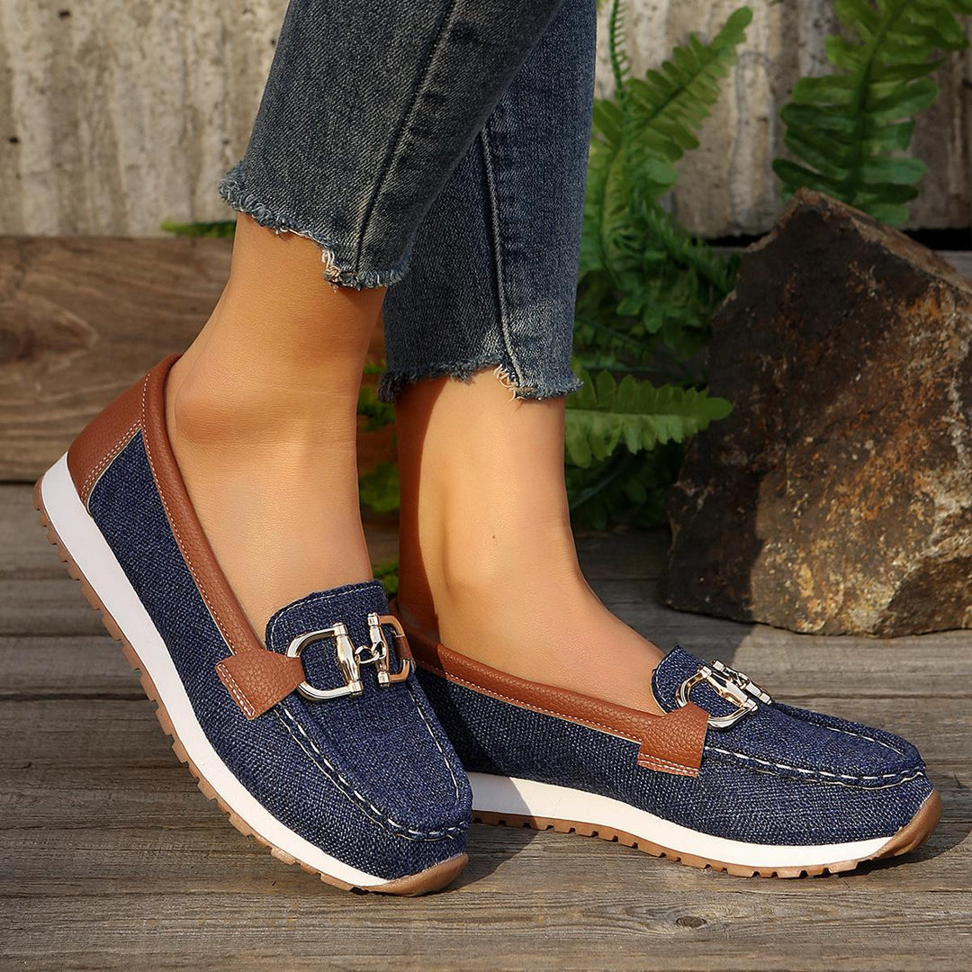 Ellie | Mocassins à boucle plate