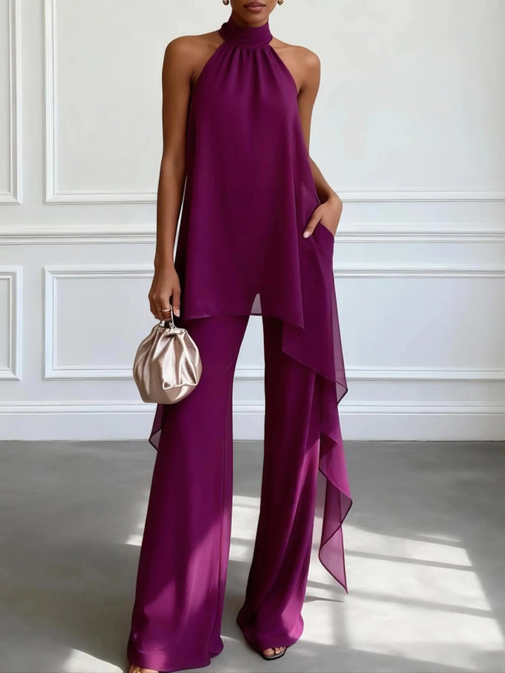 Viola | Ensemble Élégant Top avec Pantalons