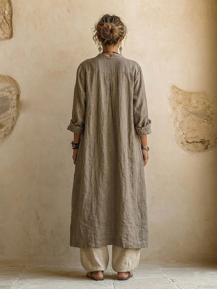 Ensemble Naturel de 3 Pièces - Mélange premium de coton et lin