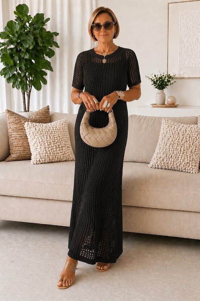 Robe Maxi Longue Découpée Beth + Robe Intérieure Gratuite