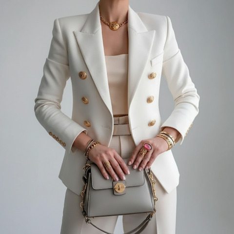 Blazer Tailorisé pour Femmes – Élégance Décontractée avec une Touche Moderne