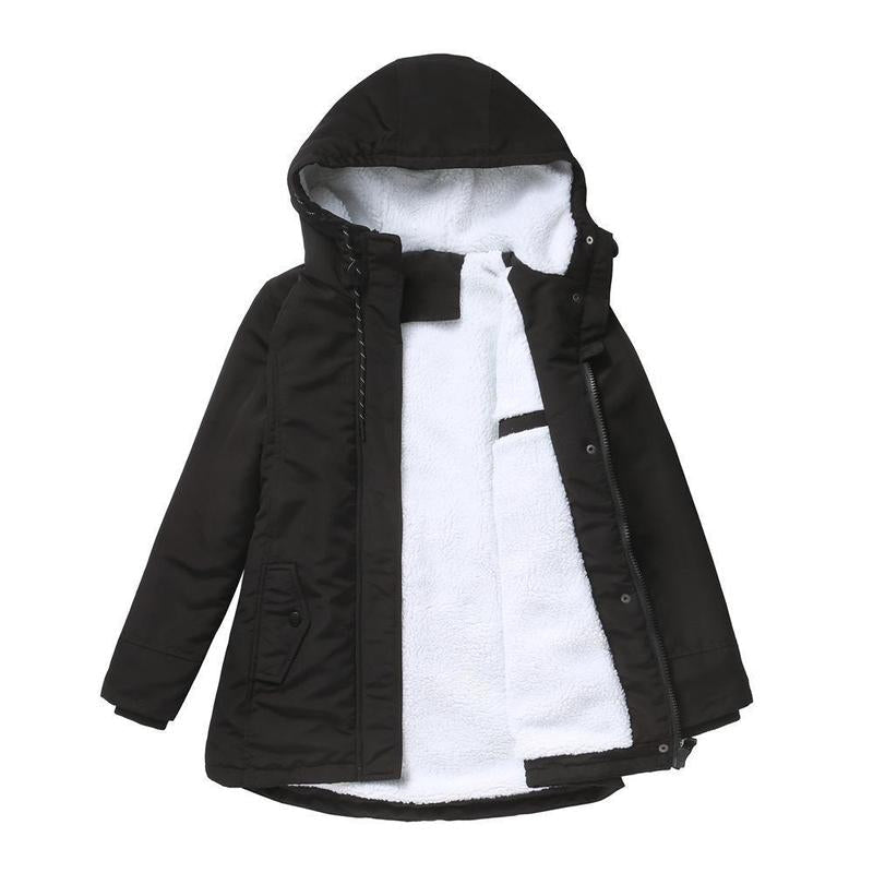 AMINA™ - Manteau d'hiver épais avec capuche et doublure matelassée pour la chaleur hivernale