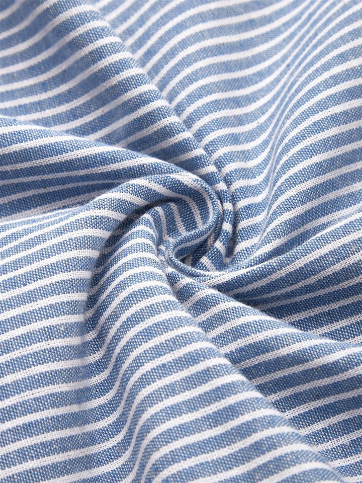 Julia | Robe midi rayée
