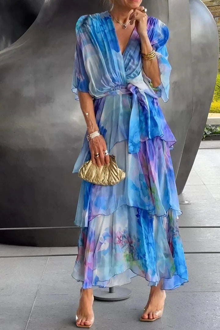 Casar – Élégante robe en chiffon