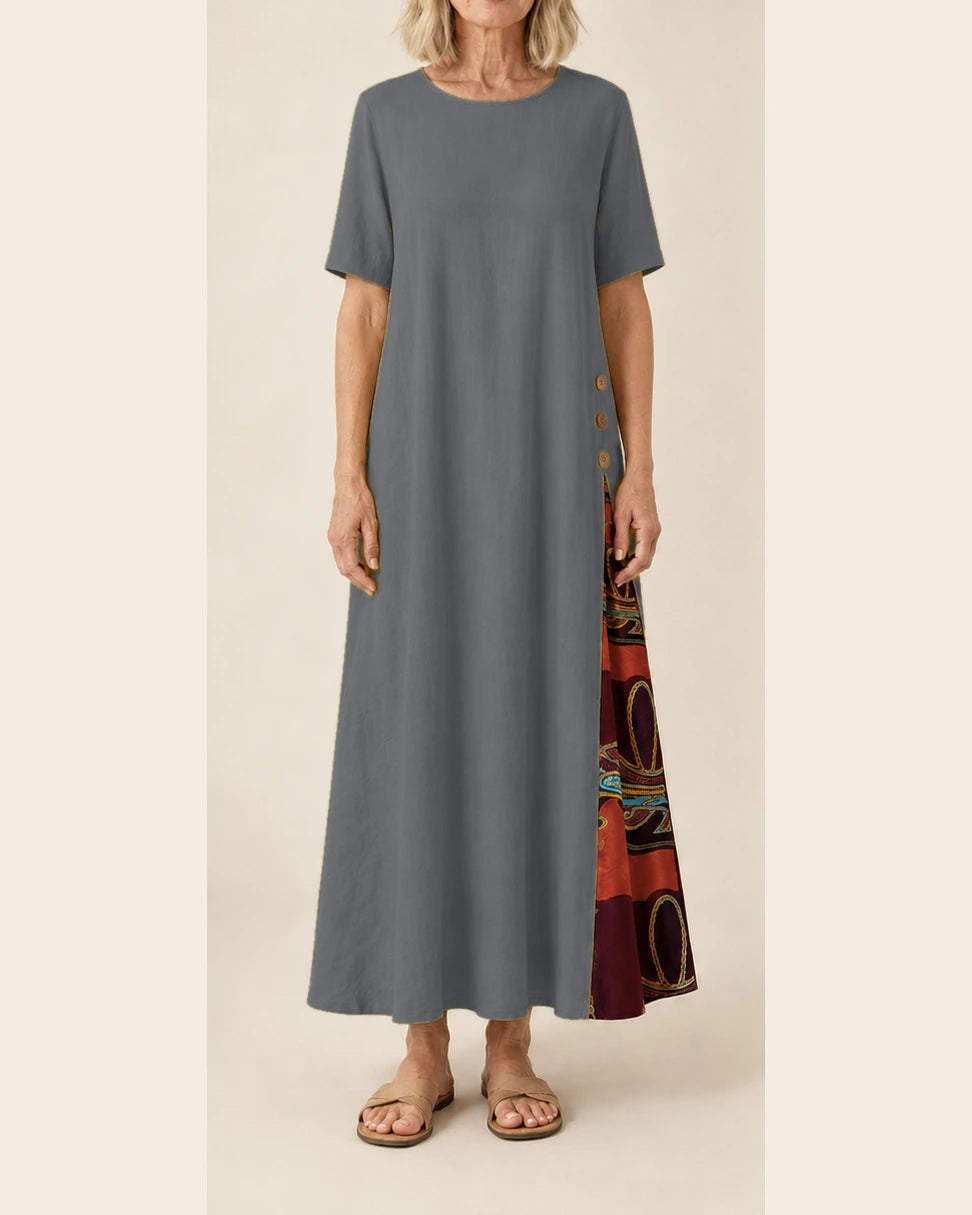 Robe Maurene gris – vue de face