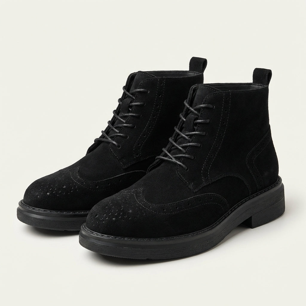 Charlie | Bottine Brogue en Suède
