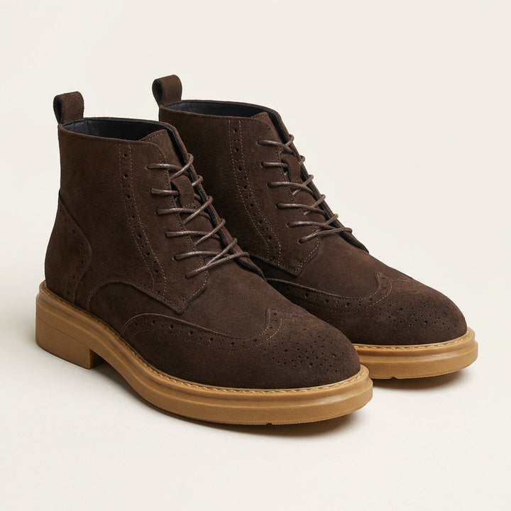 Charlie | Bottine Brogue en Suède