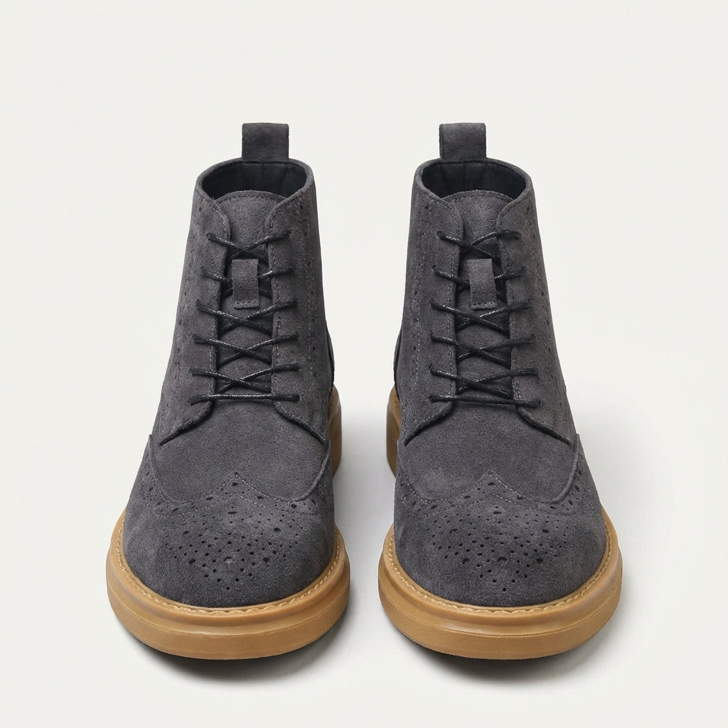 Charlie | Bottine Brogue en Suède
