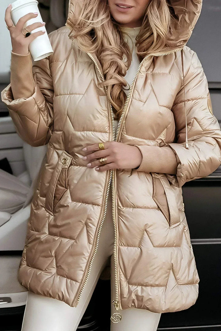 Leviana™ - Veste Longue Matelassée