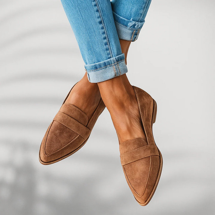 Rosie | Mocassins Orthopédiques en Cuir | Édition Premium