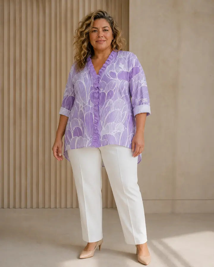 Blouse artistique Lara portée