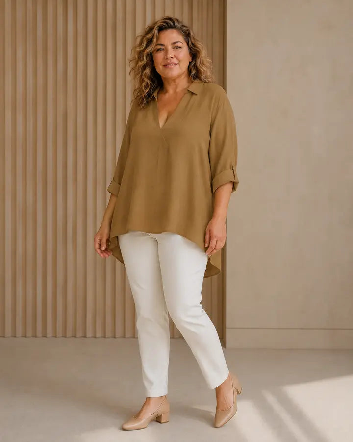 Blouse artistique Maria portée