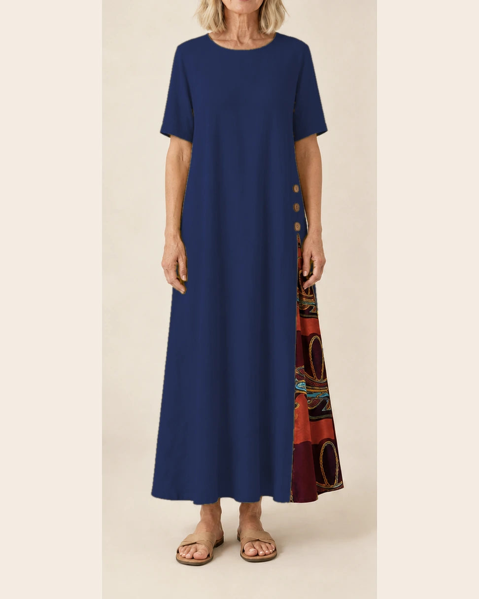 Robe Maurene bleu foncé – vue de face