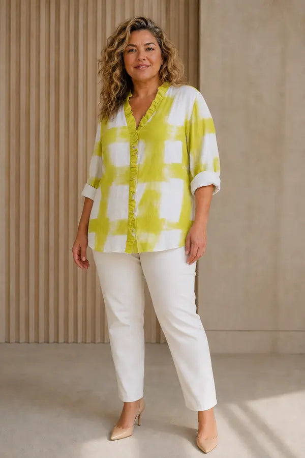 Blouse artistique Melissa portée