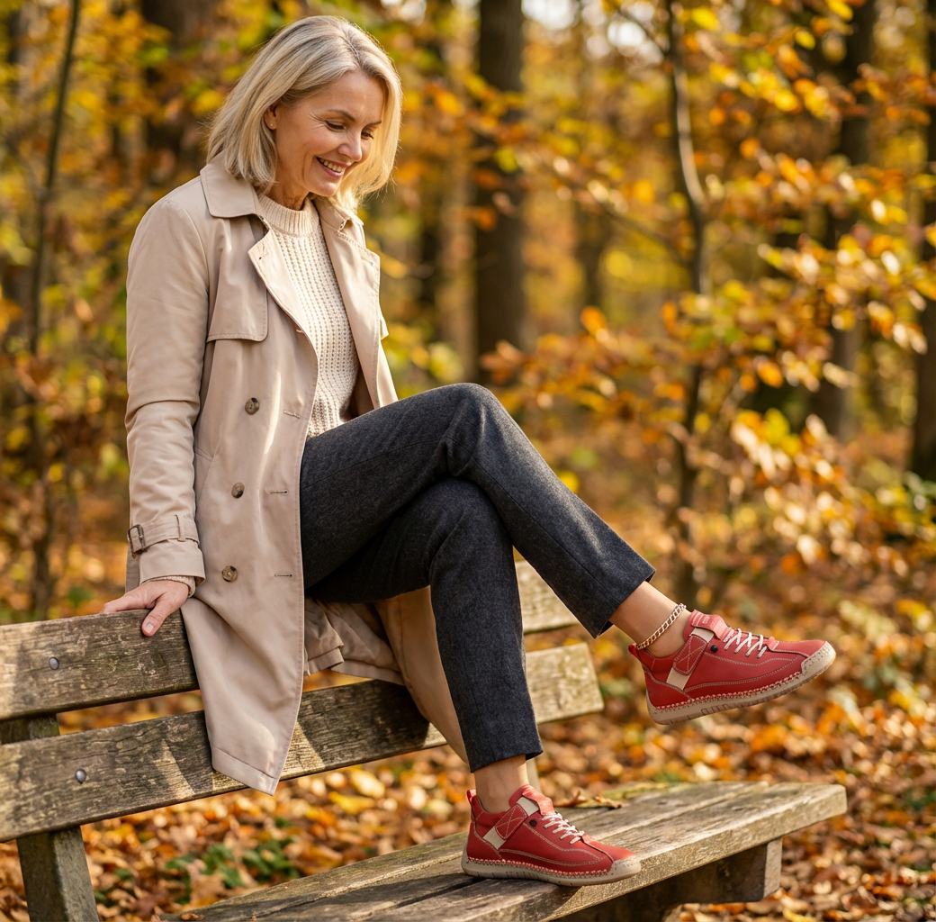 Roselle | Baskets Confortables et Orthopédiques