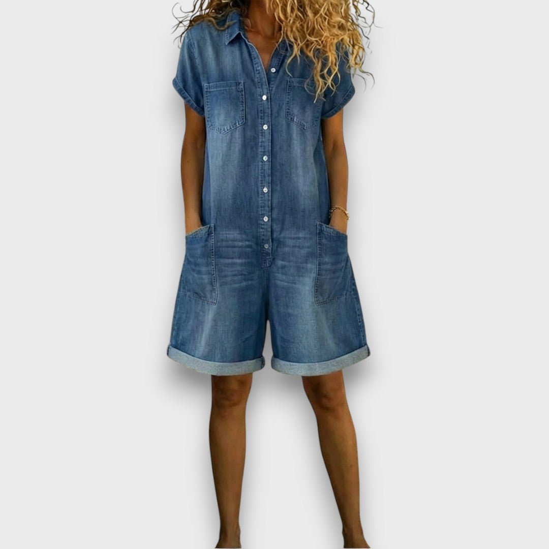 Joan | Shorts vintage effet denim