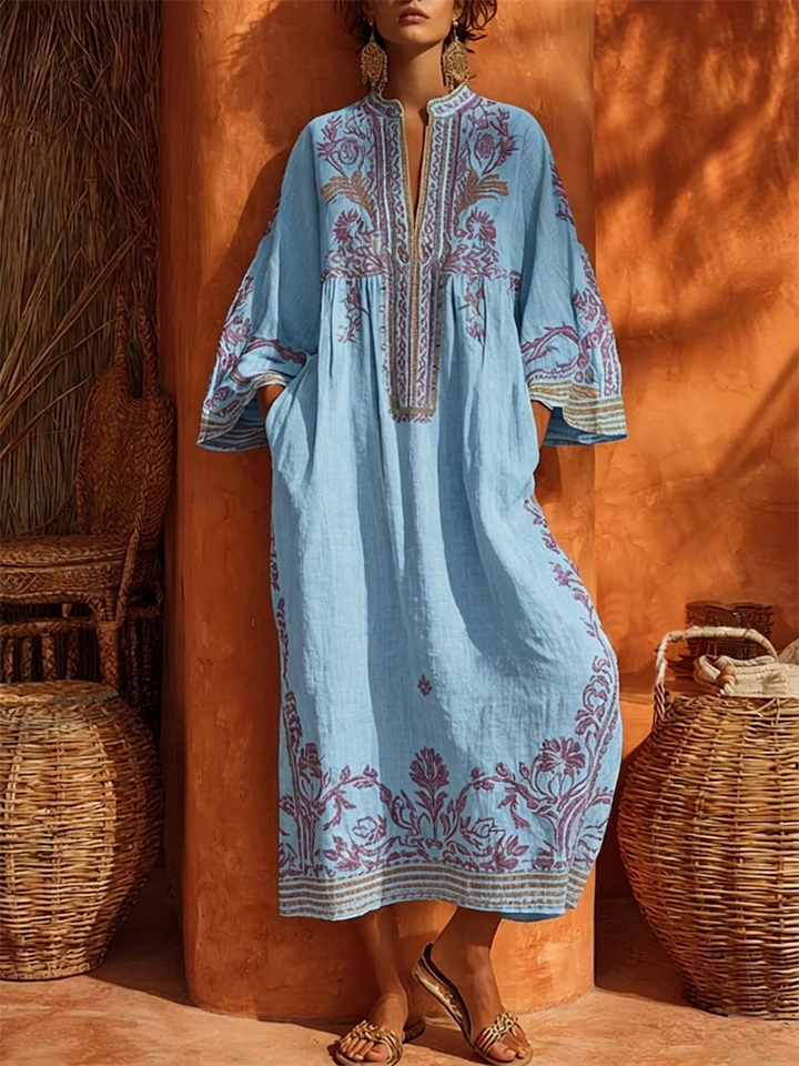 jasmine | Robe brodée souple pour femmes