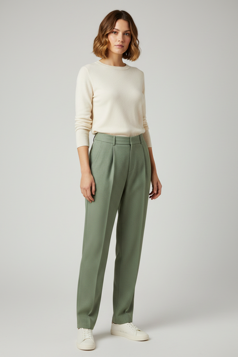 Calista | Pantalon d'Été avec Ceinture Élastique